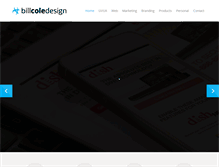 Tablet Screenshot of billcoledesign.com